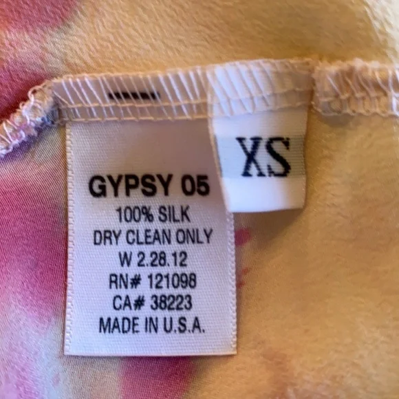 GYPSY 05 Silk Tie Dye Kimono - Picture 6 of 6